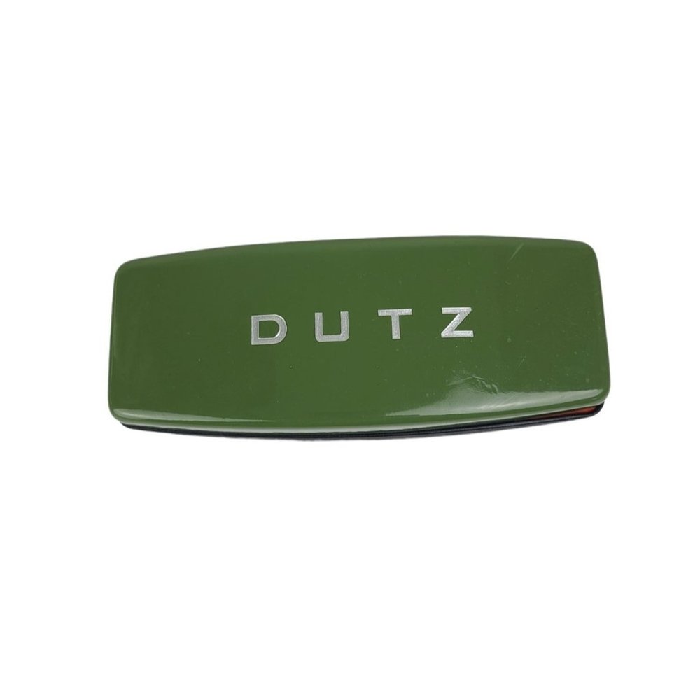 Dutz Olive Green and Black Hard Shell Eyeglass Case